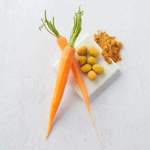 Carrot coated nuts