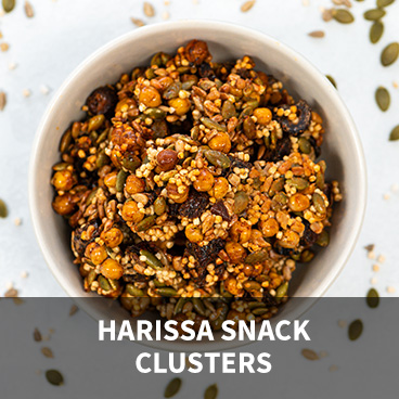 Harissa snack clusters