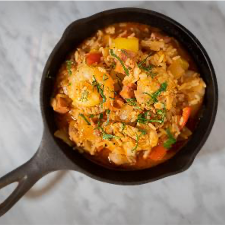 Create a bold, flavorful southern jambalaya in under five minutes with Griffith Foods solutions.