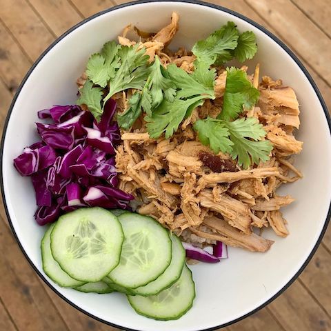 Slow Cooker Banh Mi Rice Bowl
