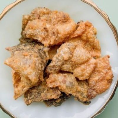 Airfried Salted Egg Fish Skin Chips