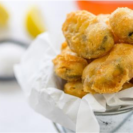 Upcycled Beer-Battered Mussels