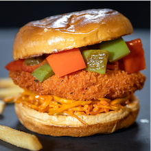 Spicy Szechuan Fried Chicken Sandwich