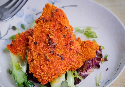 Griffith Foods' rice-crusted cod with Gochujang Flavour Glaze