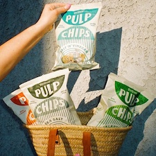 Pulp Pantry chips are made from the pulp of juiced vegetables.