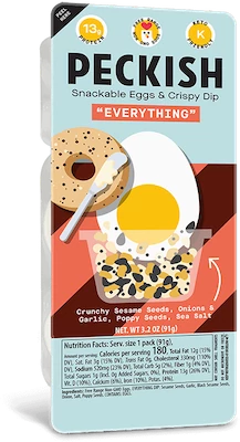 Perfectly Peckish offers snackable eggs with a crispy dip on the side, adding more excitement to the routine hard-boiled egg.