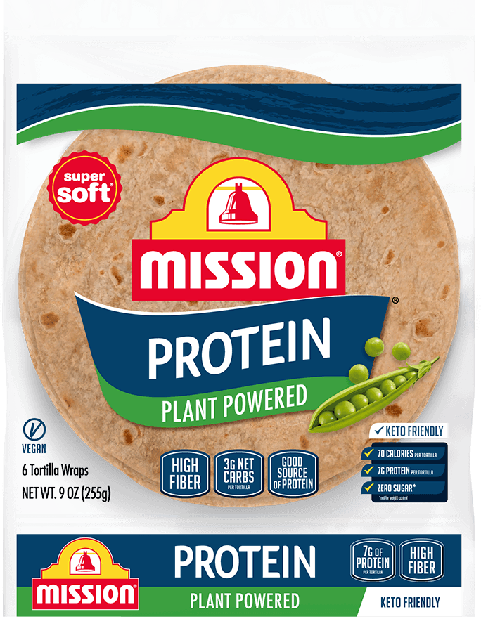 Mission Foods Plant-Powered Protein Tortillas