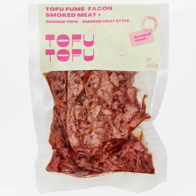 tofutofu marinated smoked-meat-style tofu in a pouch