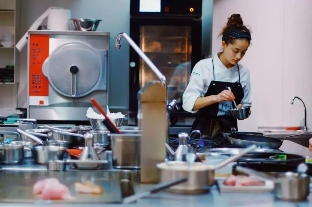 woman in kitchen